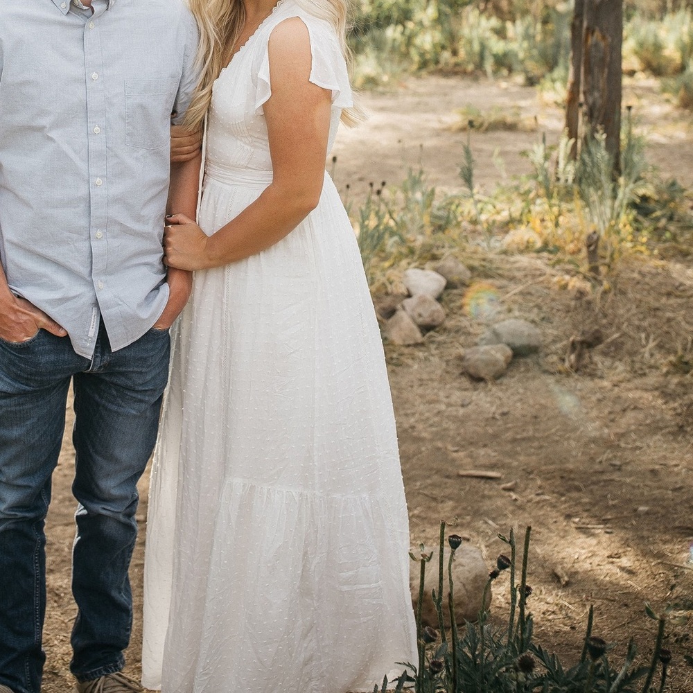 Lulu's White Maxi Dress